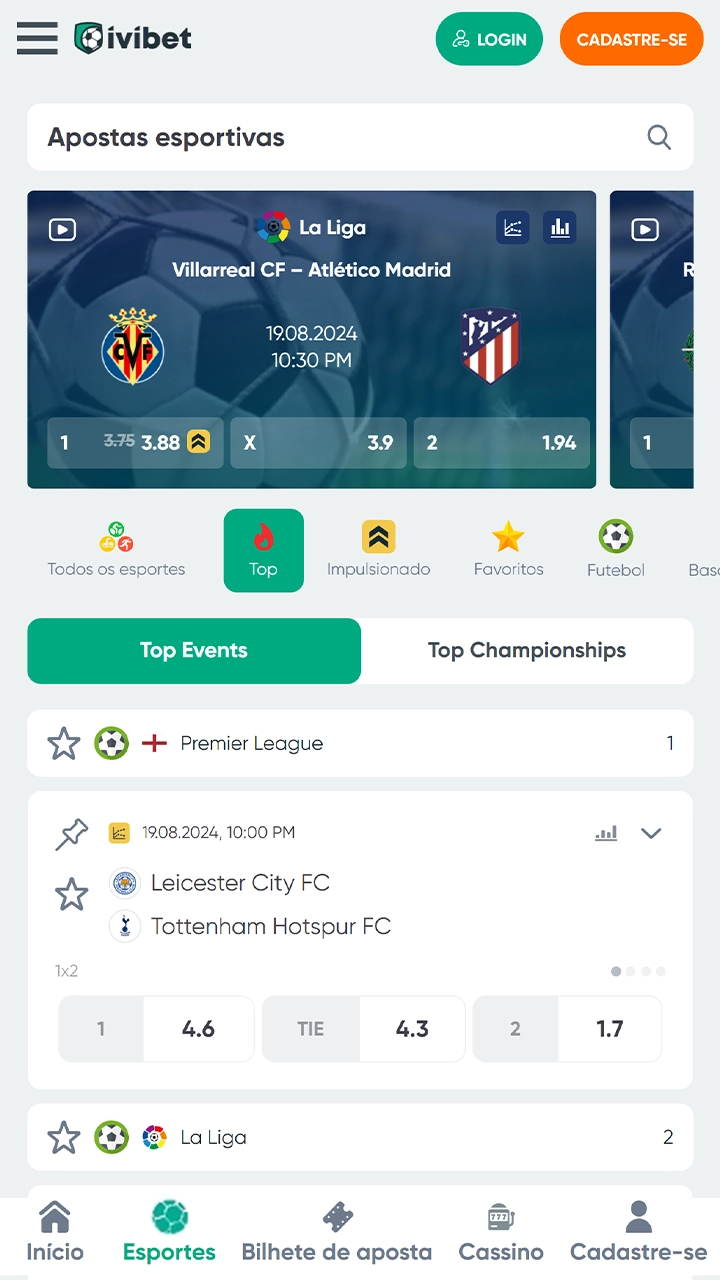 Esportebet.tv usuário